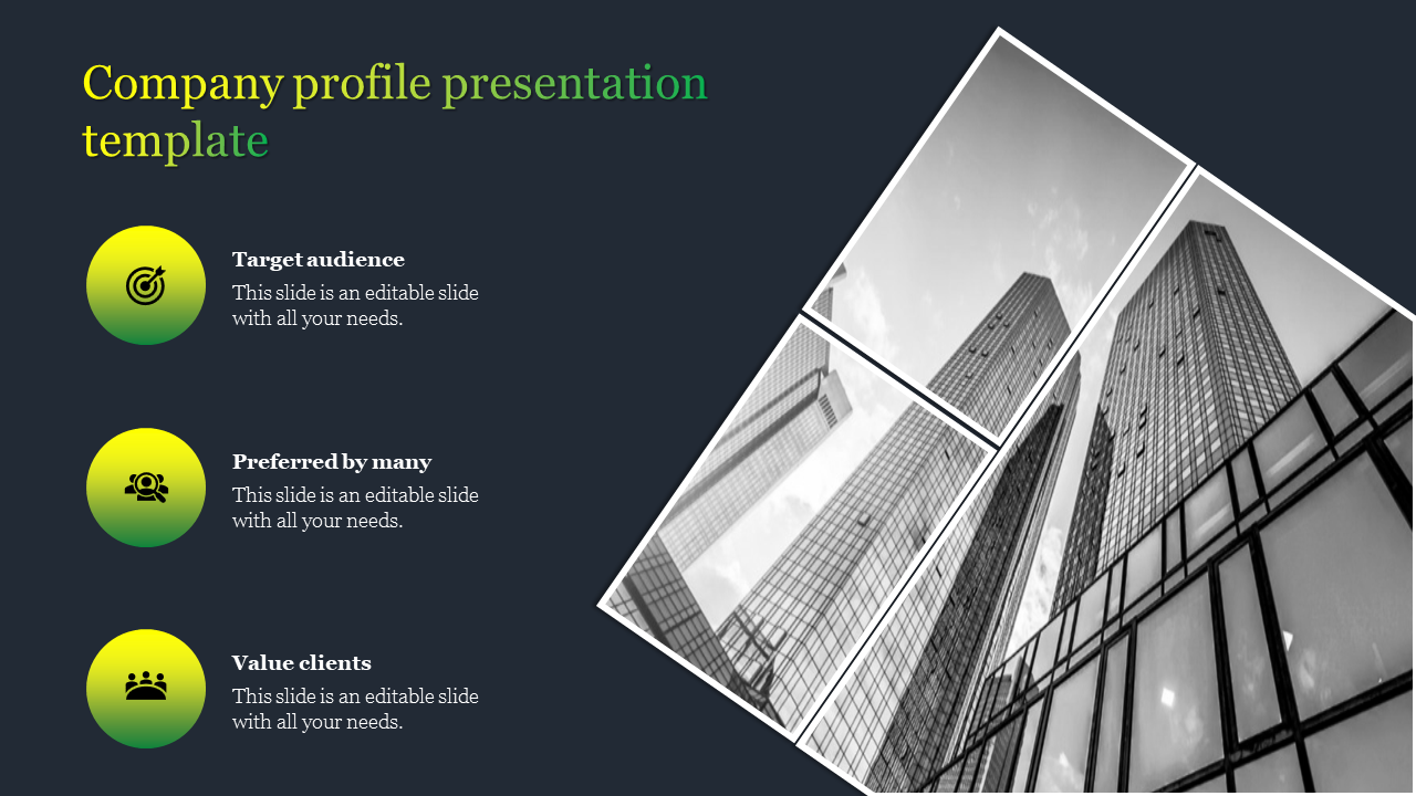presentation of company profile